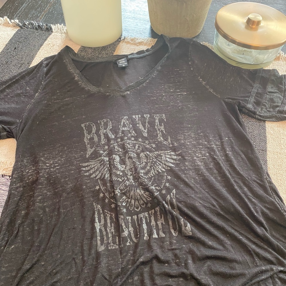 Torrid Burnout Tee Size 00 (10) EUC